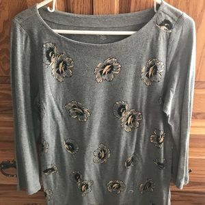 Grey L/S Loft Tee Shirt